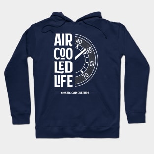 Air cooled Life - Speedo Tachometer vdub Classic Car Culture Hoodie